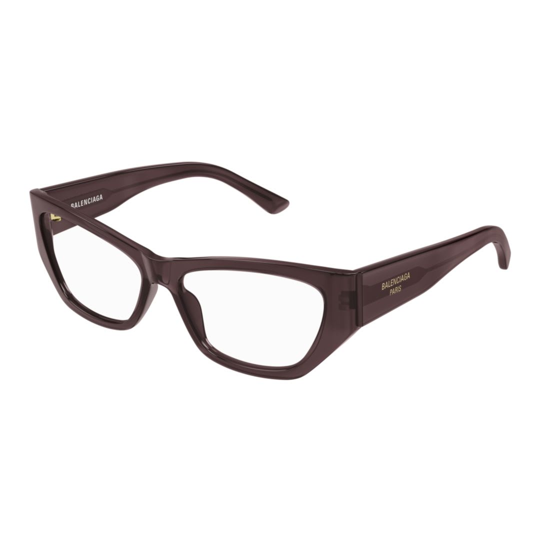 Balenciaga Eyewear Bb0372o-004 Violet-violet-transparent