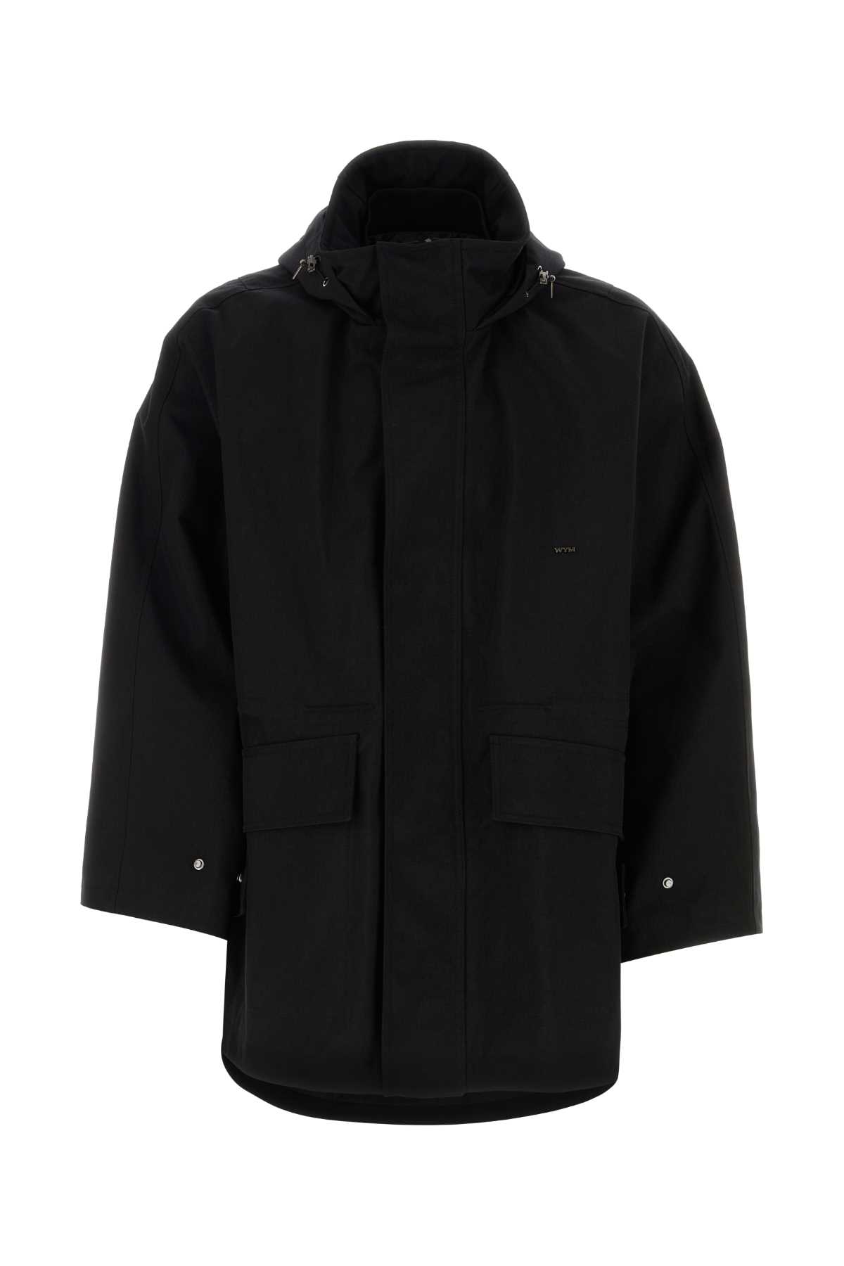 WOOYOUNGMI Black Nylon Windbreaker