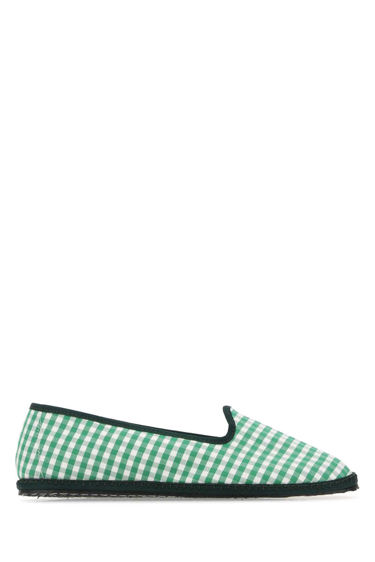 Vibi Venezia Printed Canvas Ballerinas
