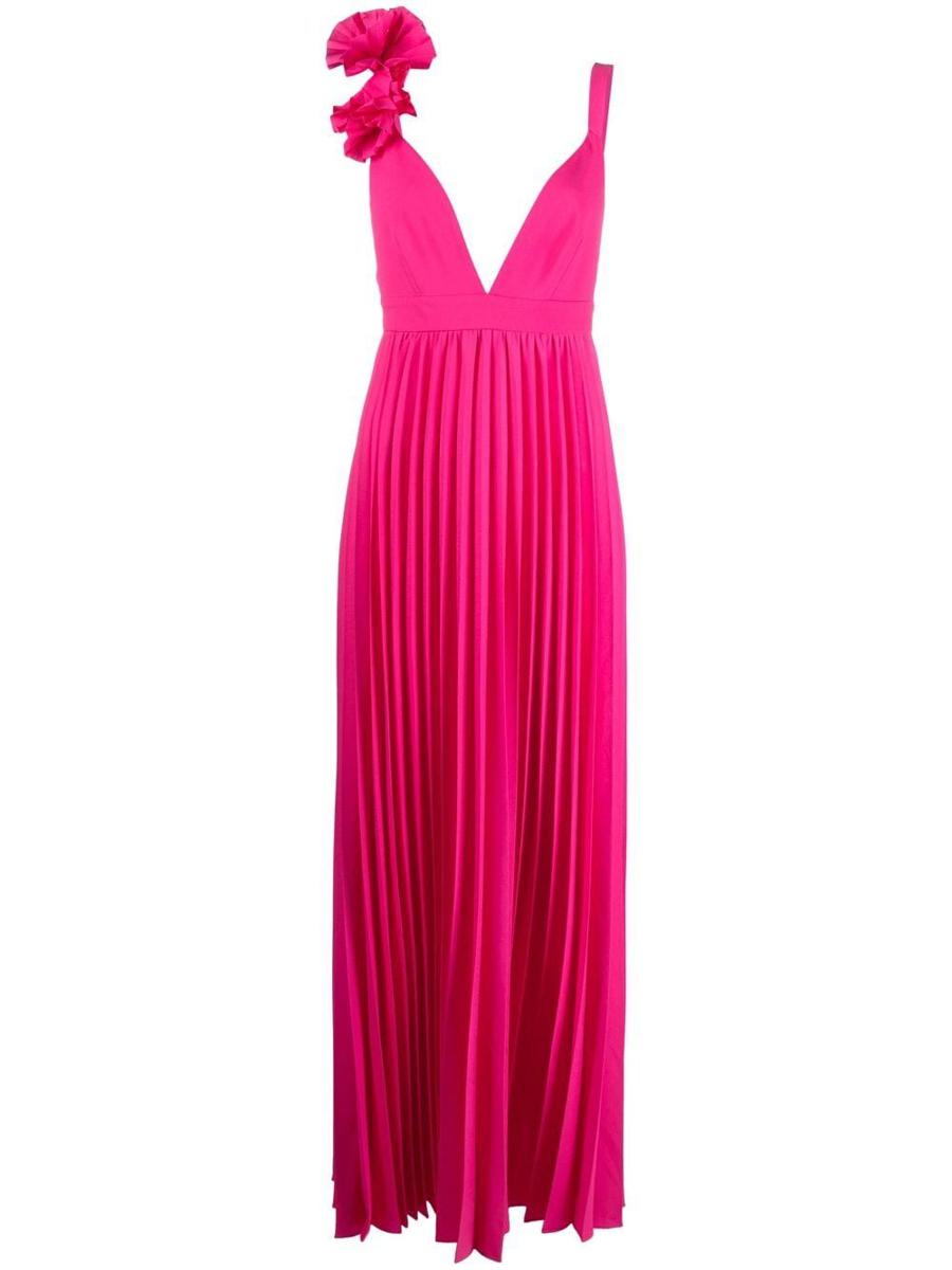 P. A.R. O.S. H. Pleated Long Dress