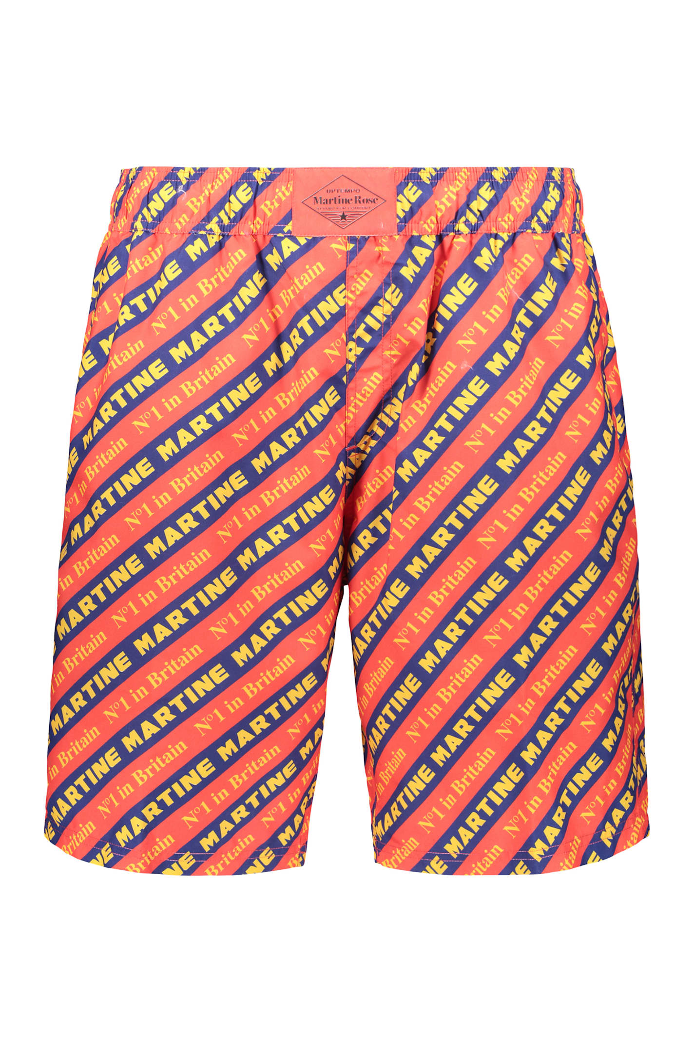 Martine Rose Logo Print Swim Shorts