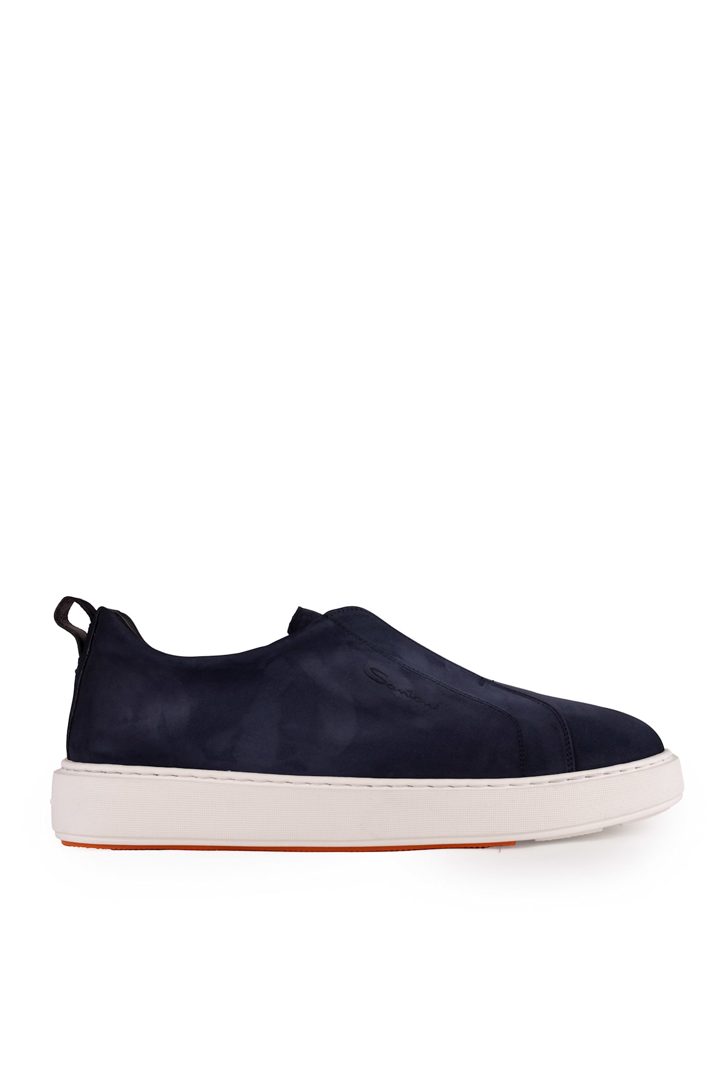 Santoni Victory-fehu59 Laceless Sneakers In Leather