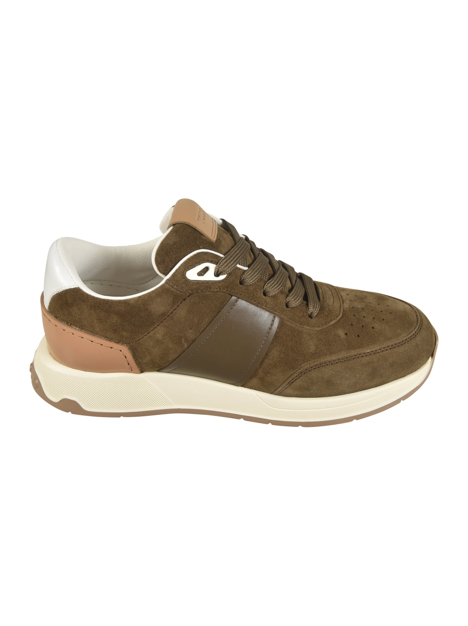 Tod's Round Toe Lace-up Sneakers