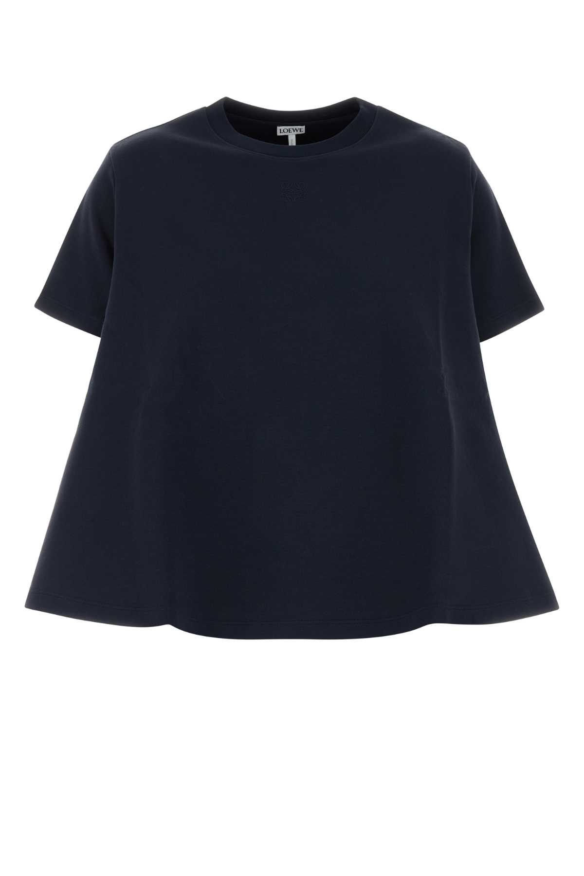 Loewe Midnight Blue Cotton Blend T-shirt