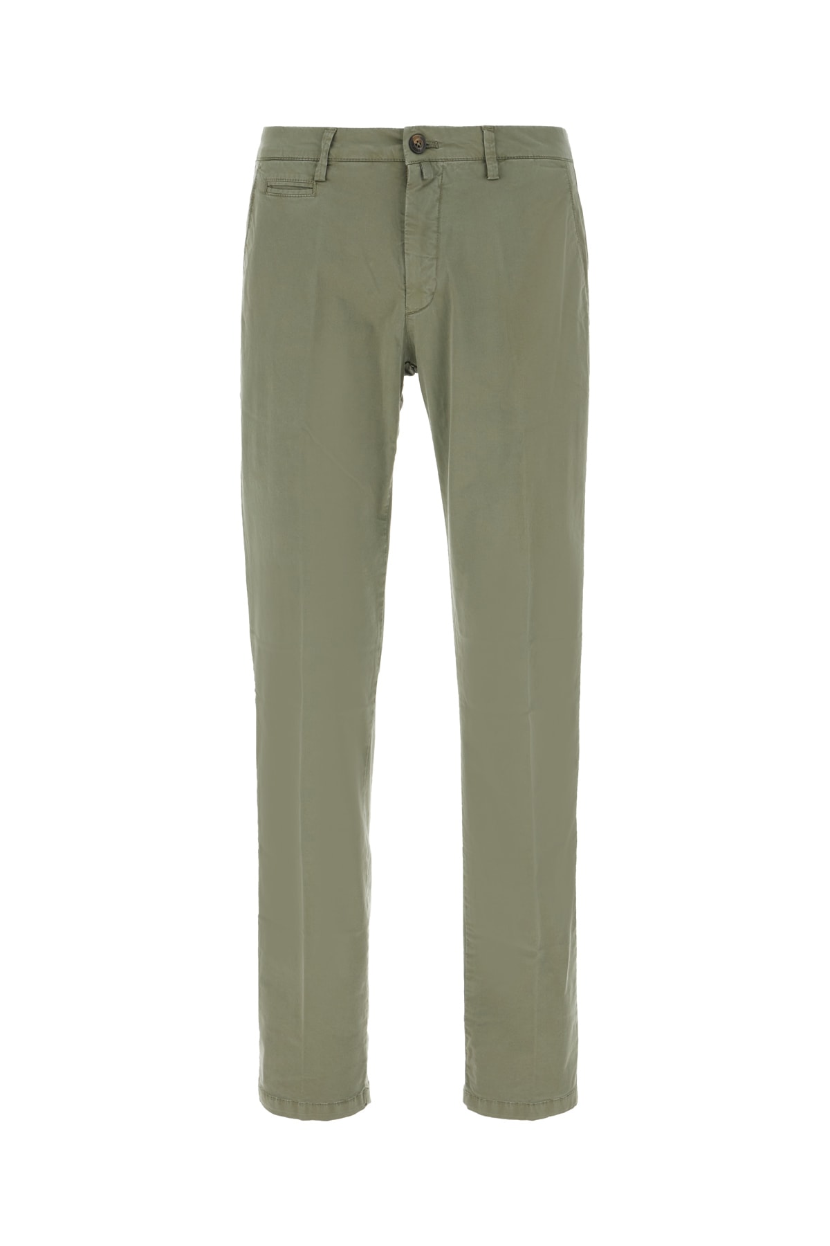 Briglia 1949 Sage Green Stretch Cotton Pants