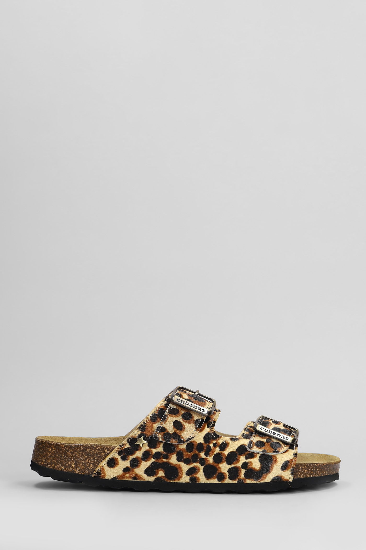 Cubanas Amalia Flats In Animalier Pony Skin