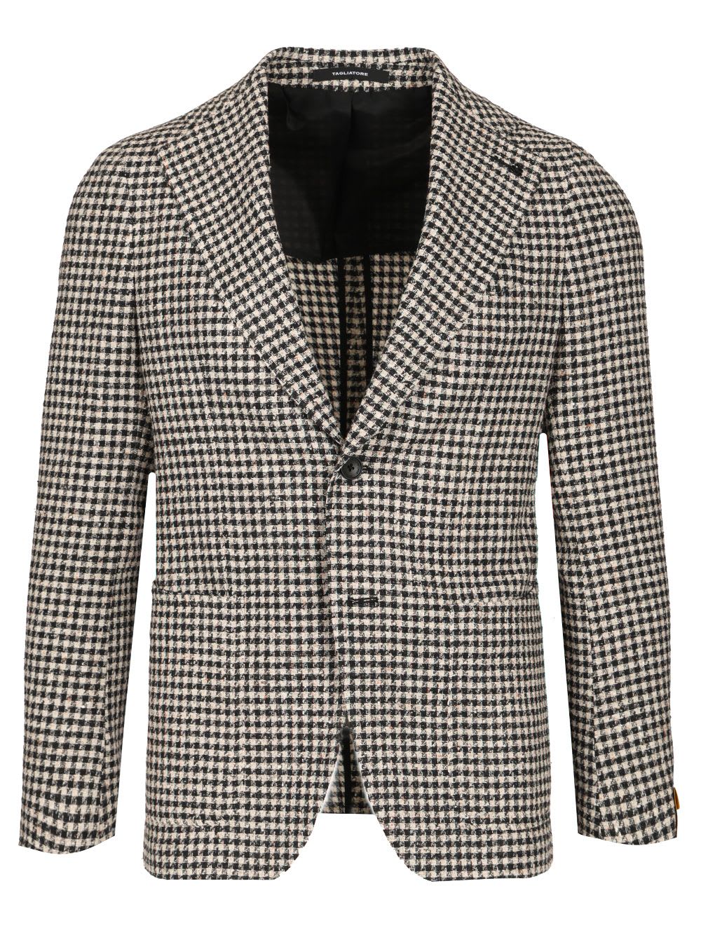 Tagliatore Blazer In Cotton, Silk And Linen
