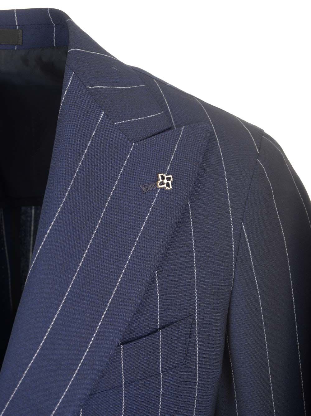 Tagliatore Vesuvio Pinstriped Suit