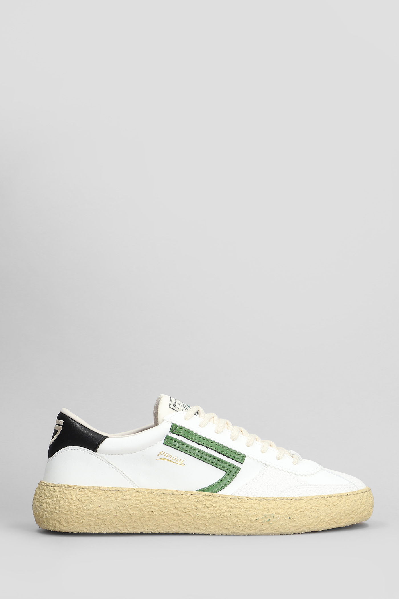 Puraai Foresta Sneakers In White Leather