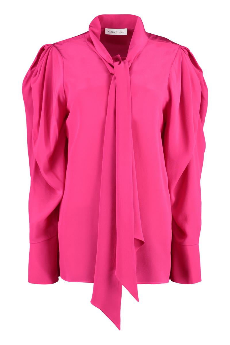Nina Ricci 绉纱丝绸衬衫