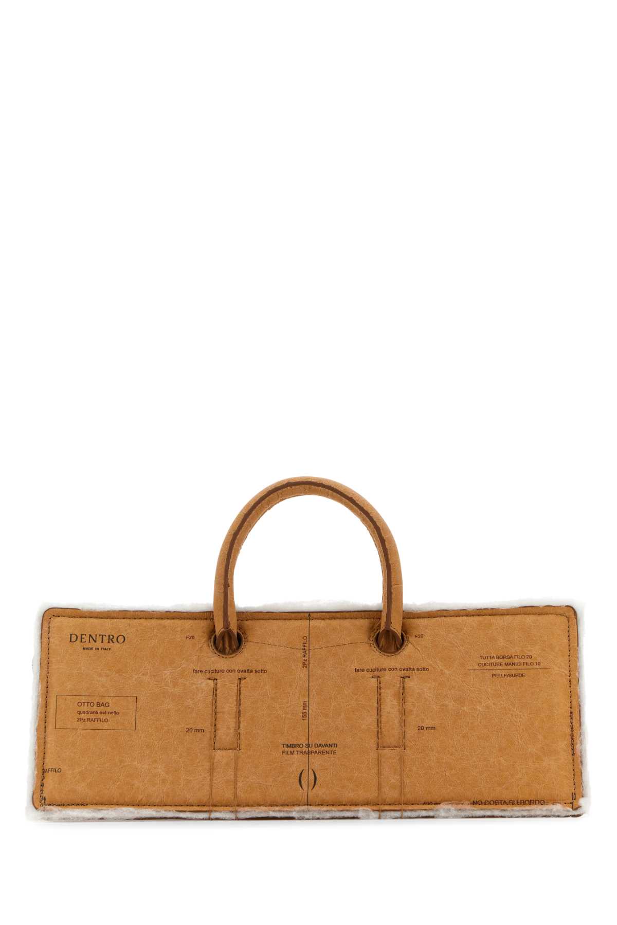 Dentro Printed Paper Otto Paper Handbag