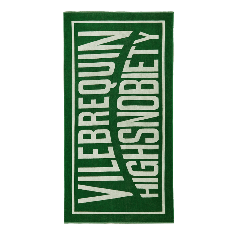Vilebrequin Organic Cotton Towel - Towel - Sand - Green - Size OSFA