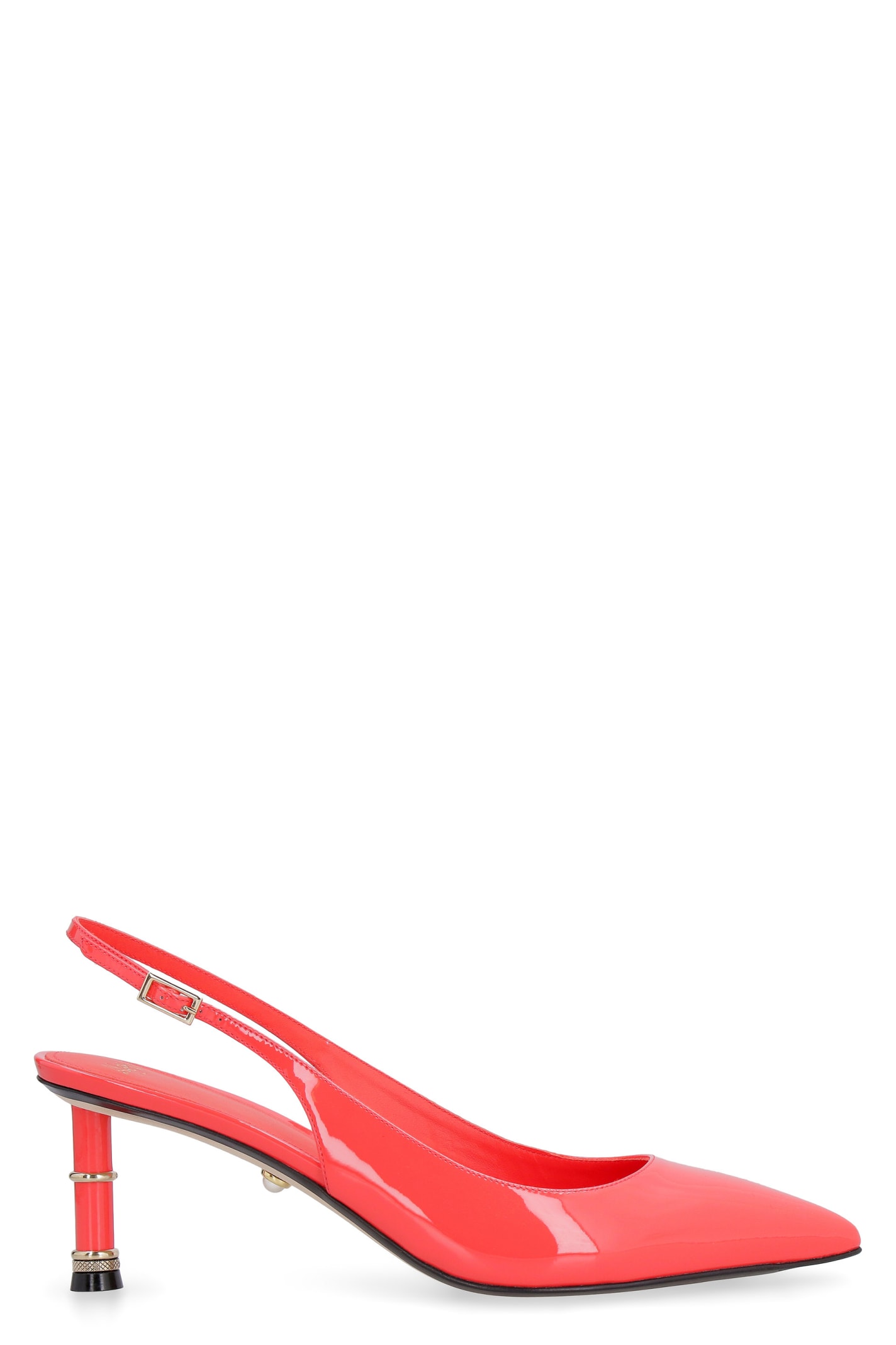 Alevì Evelin Patent Leather Slingback Pumps