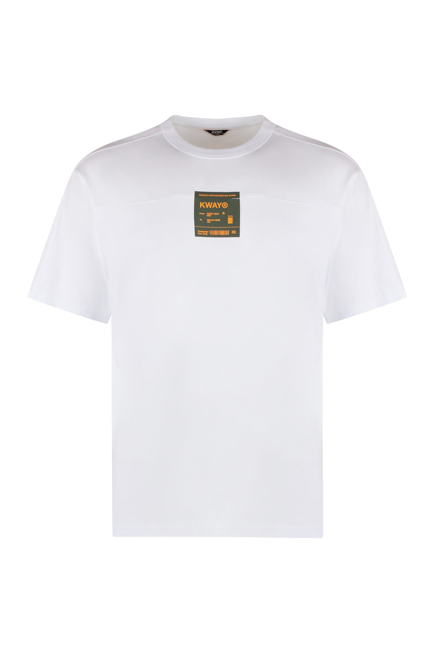 K-Way Fantome Cotton Crew-neck T-shirt