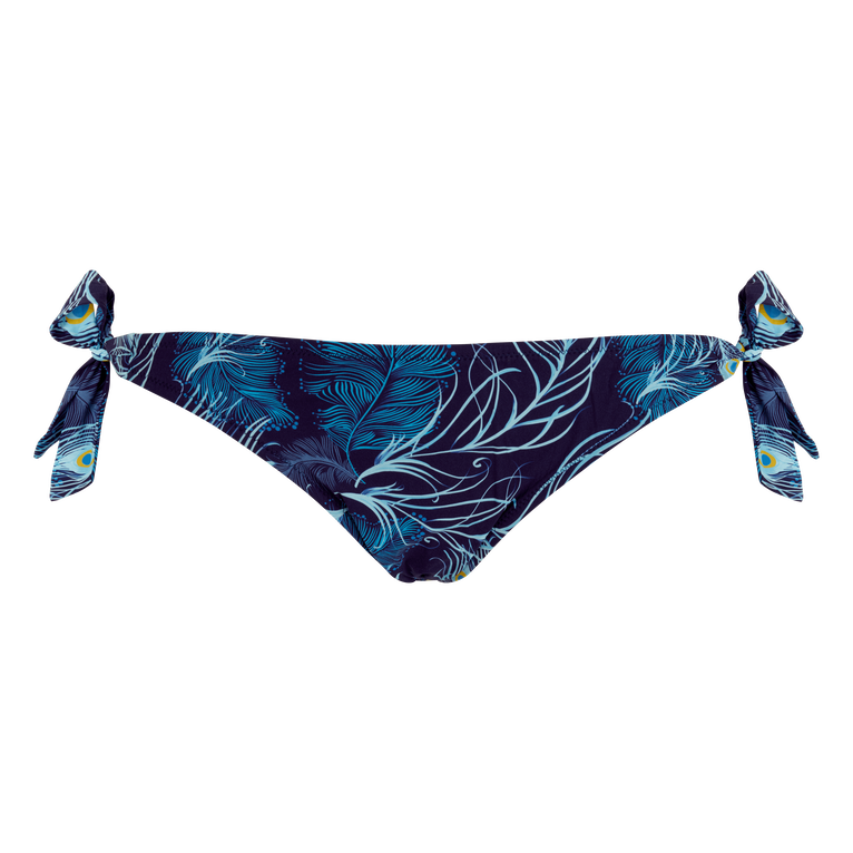 Vilebrequin Women Bikini Bottom Eyes Of The Wind - Flamme - Blue - Size L