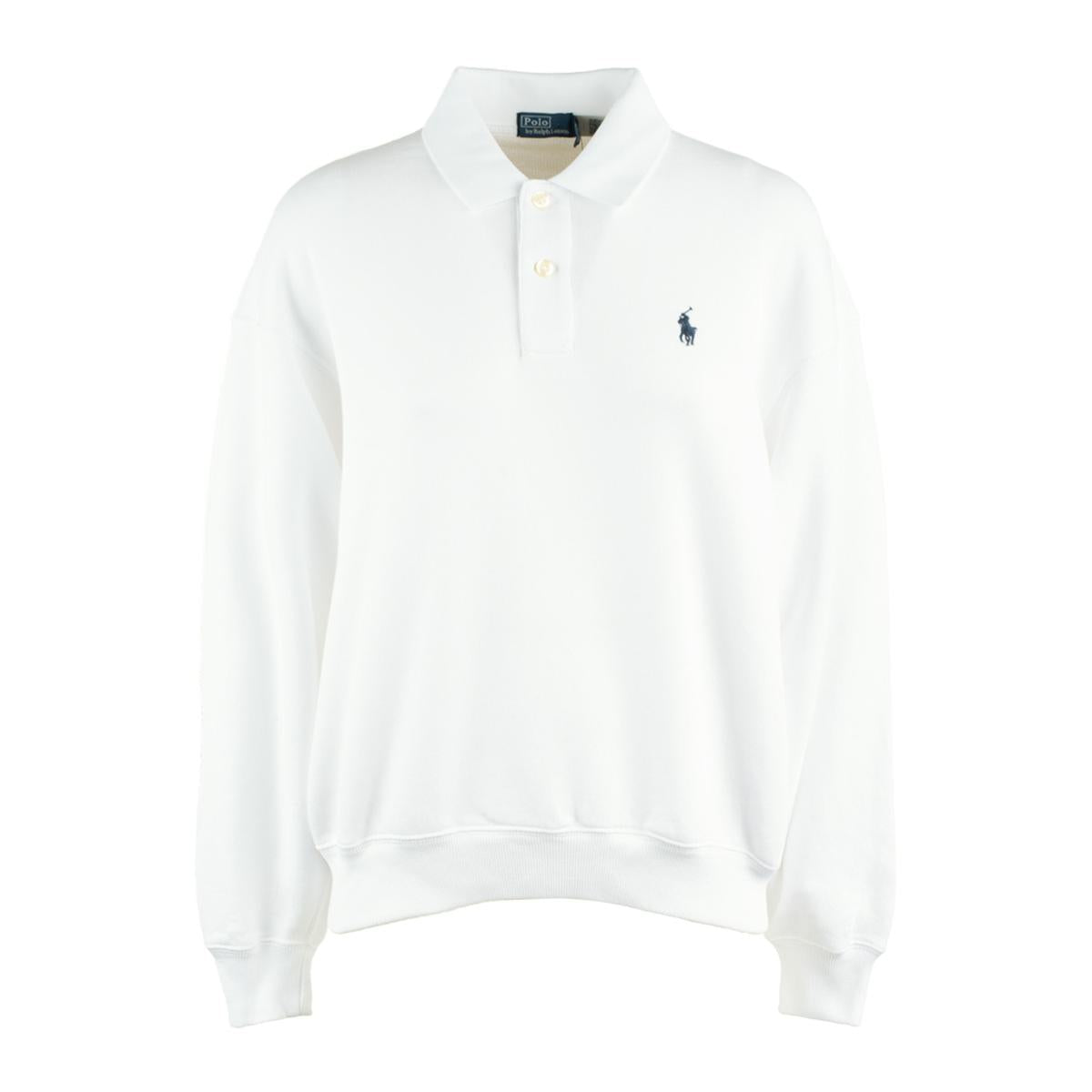 Ralph Lauren Lightweight Fleece Long-Sleeved Polo Shirt