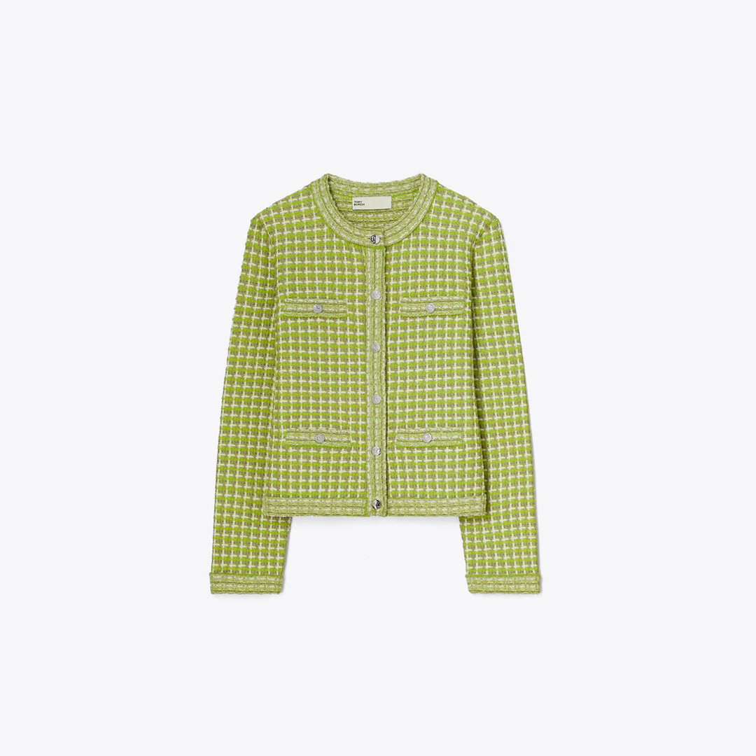 Tory Burch Kendra Jacquard Cardigan