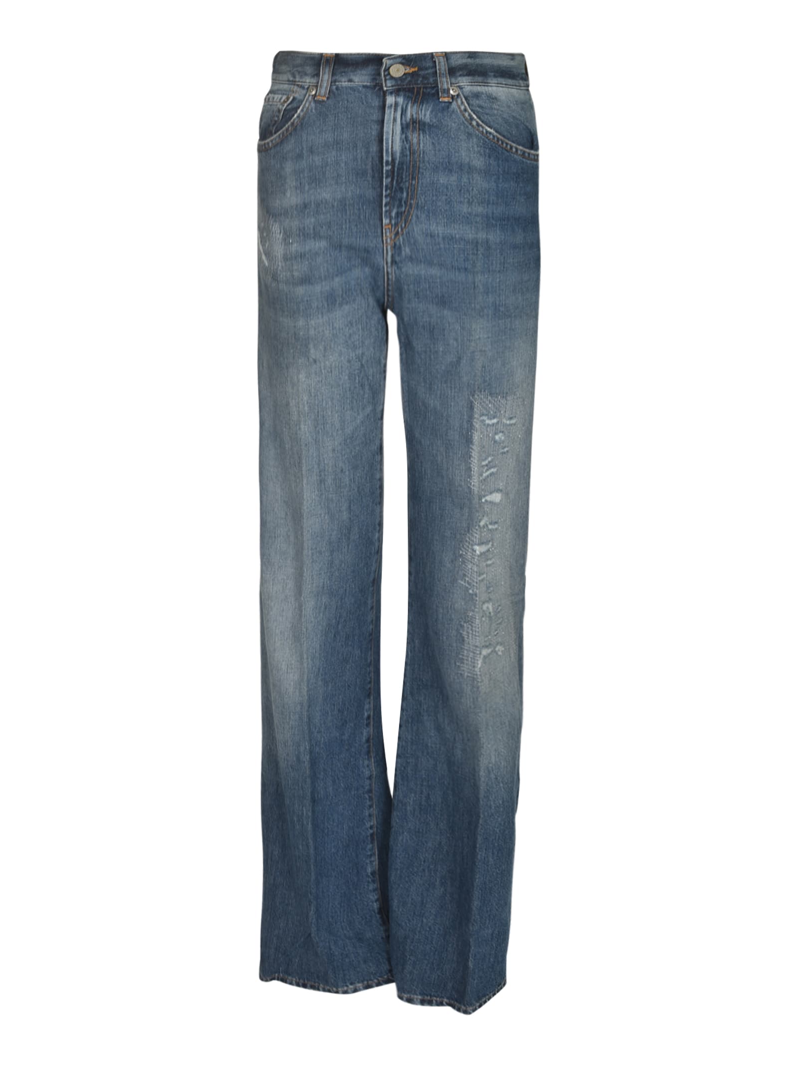 Dondup Straight Buttoned Jeans
