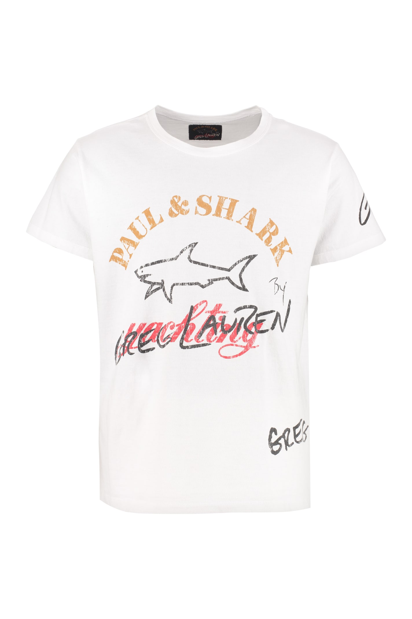 Paul & Shark Printed Cotton T-shirt