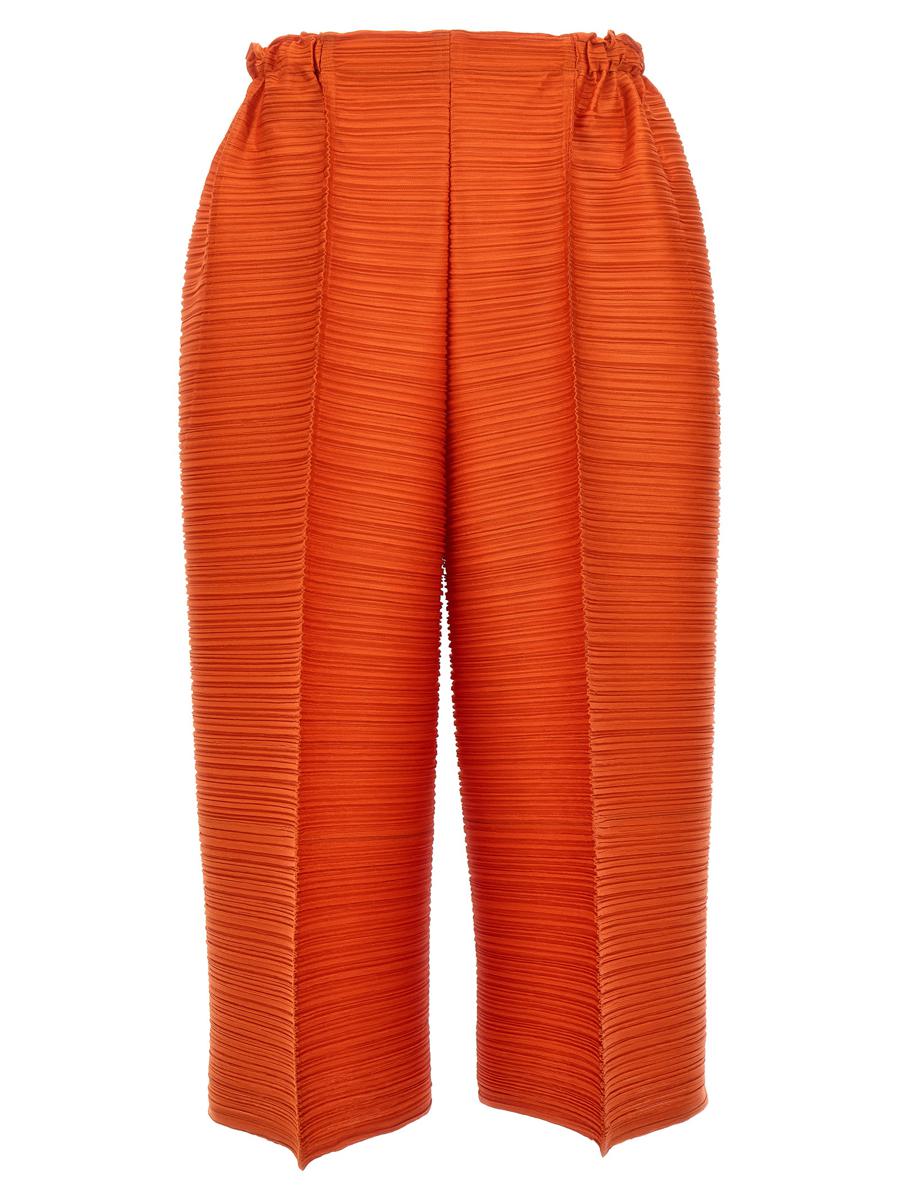 Pleats Please Issey Miyake '加厚回弹'裤装