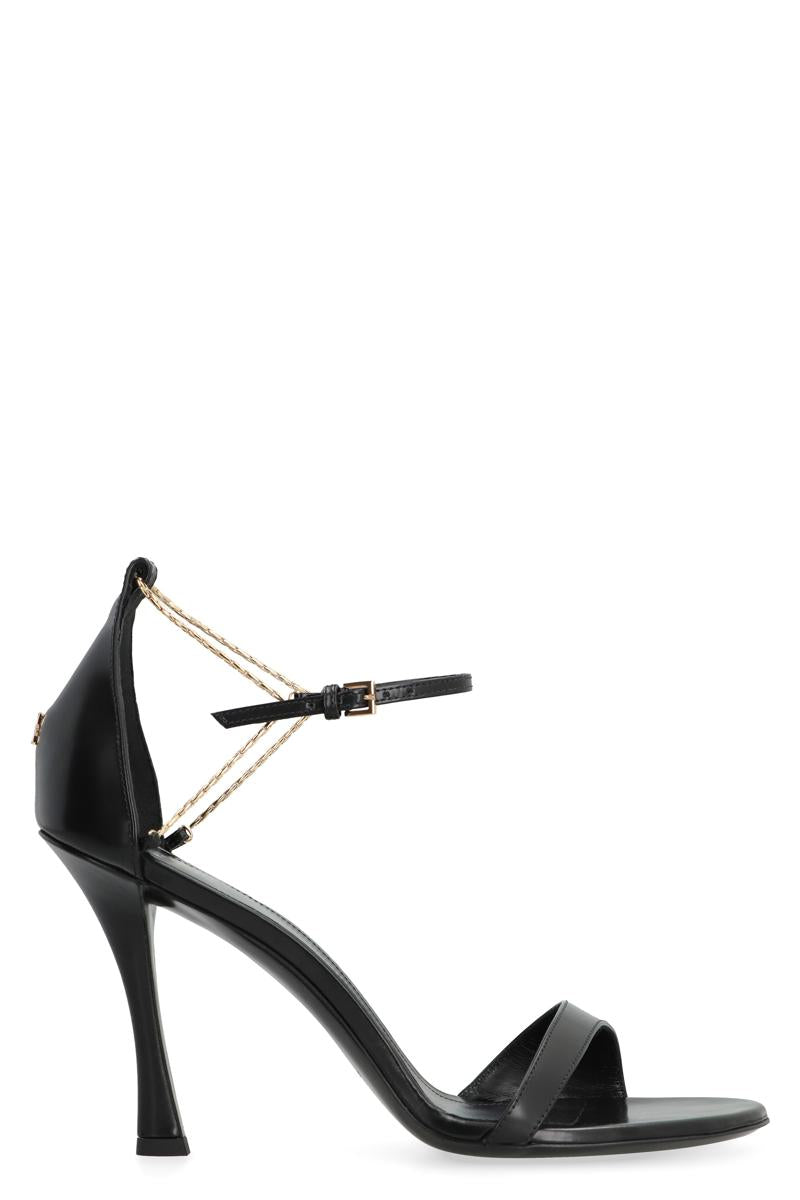 Givenchy 4G Liquid Leather Sandals