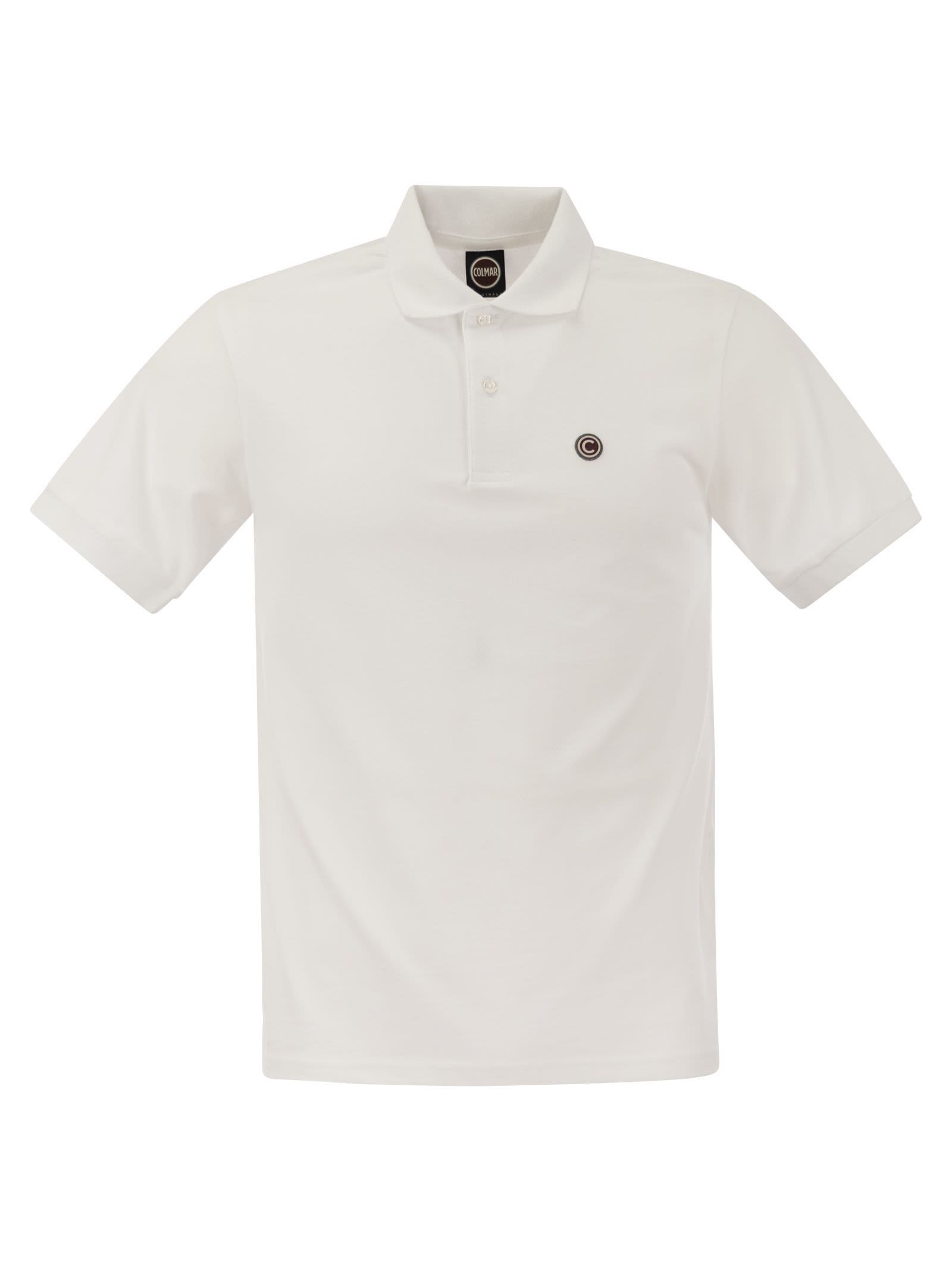 Colmar Pique Polo Shirt With Ribbed Edges