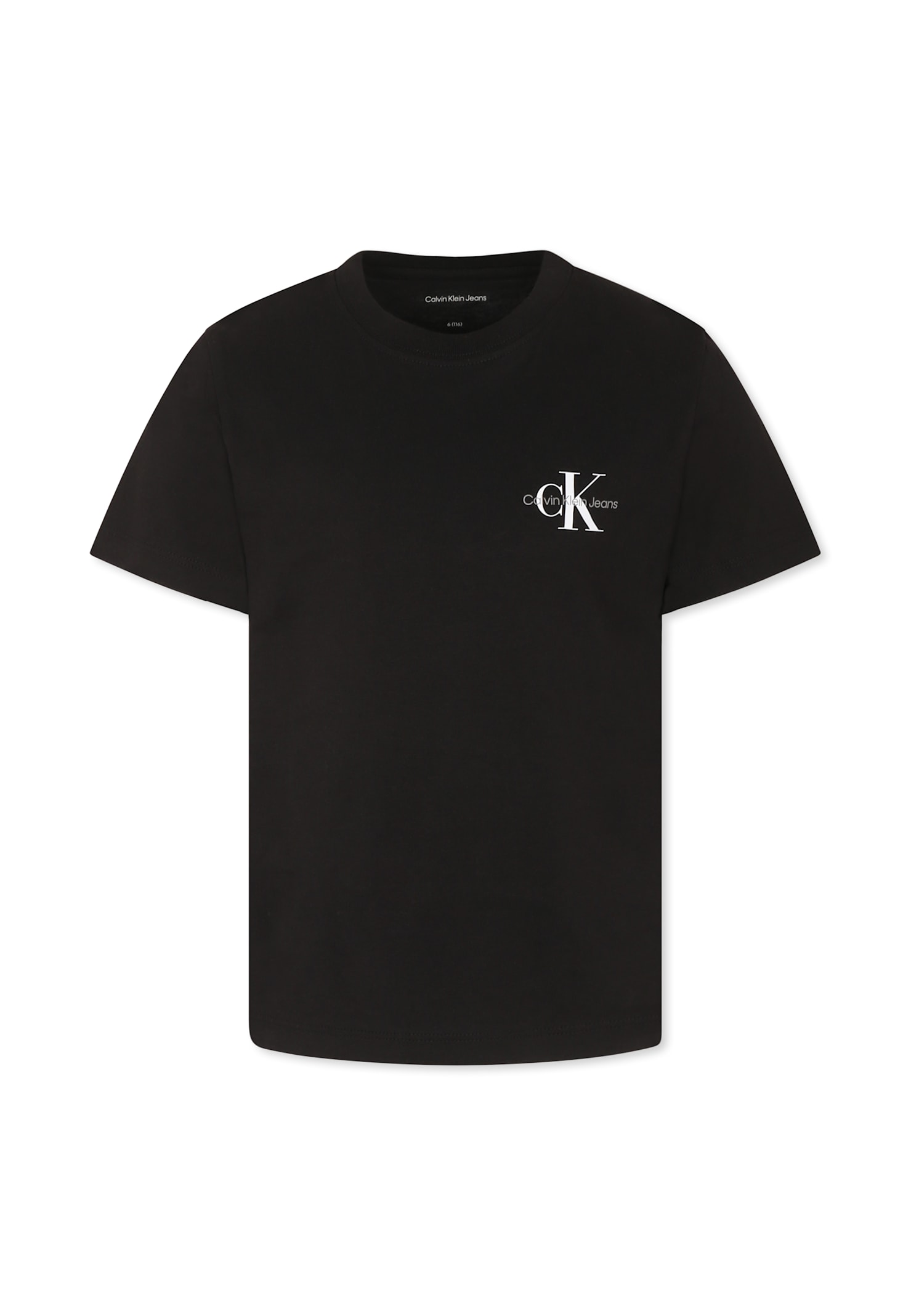 Calvin Klein Black T-shirt For Kids With Logo