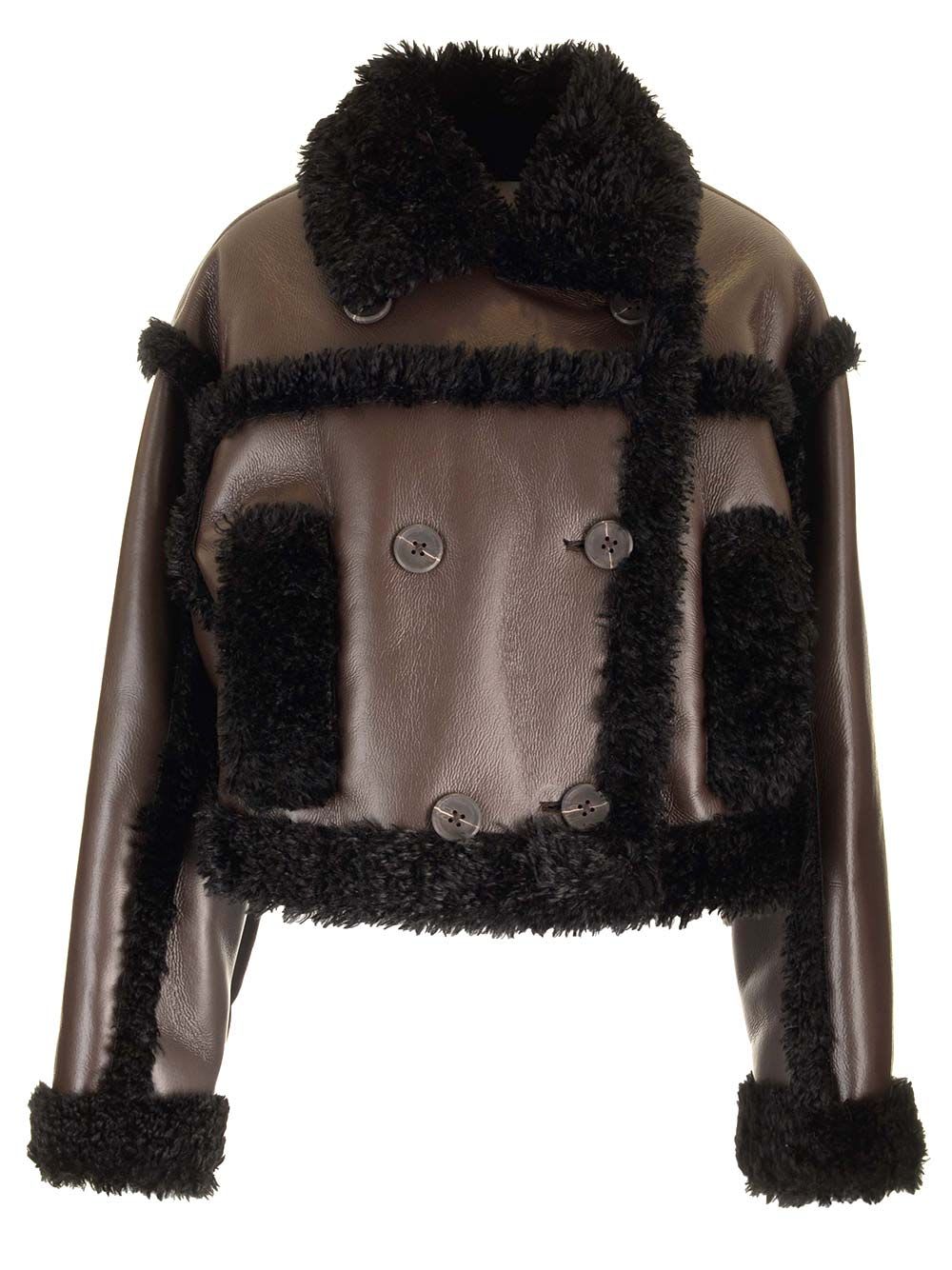 STAND STUDIO kristy Faux Fur Coat