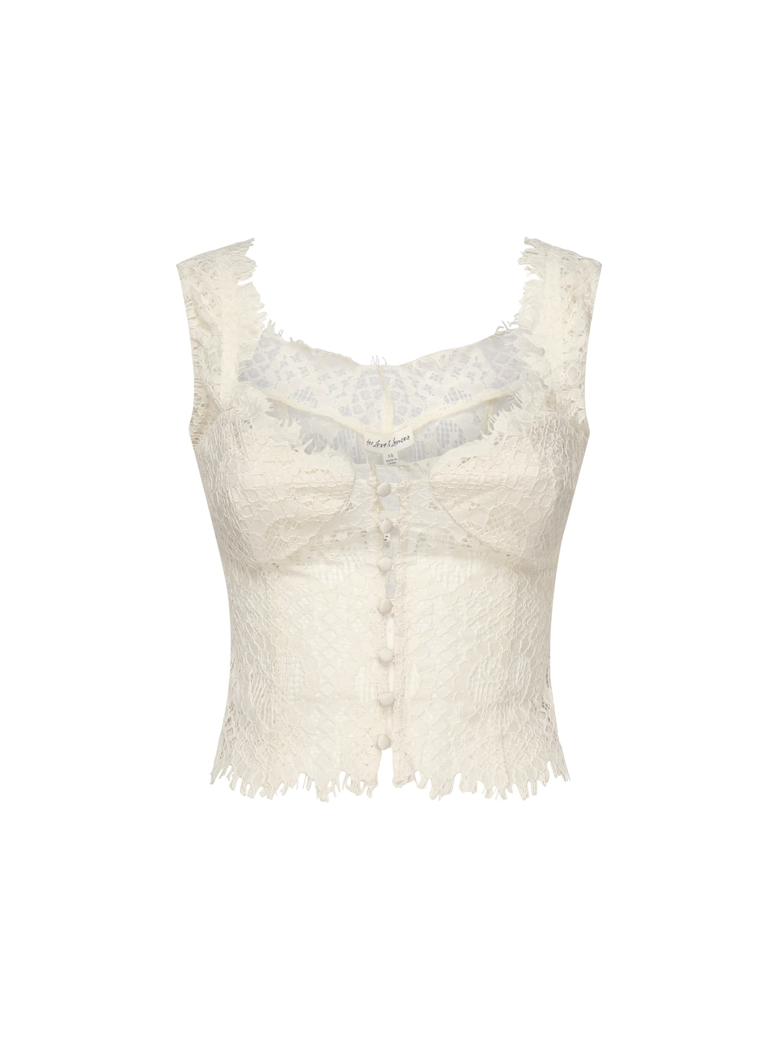 For Love & Lemons Waverly Lace Top