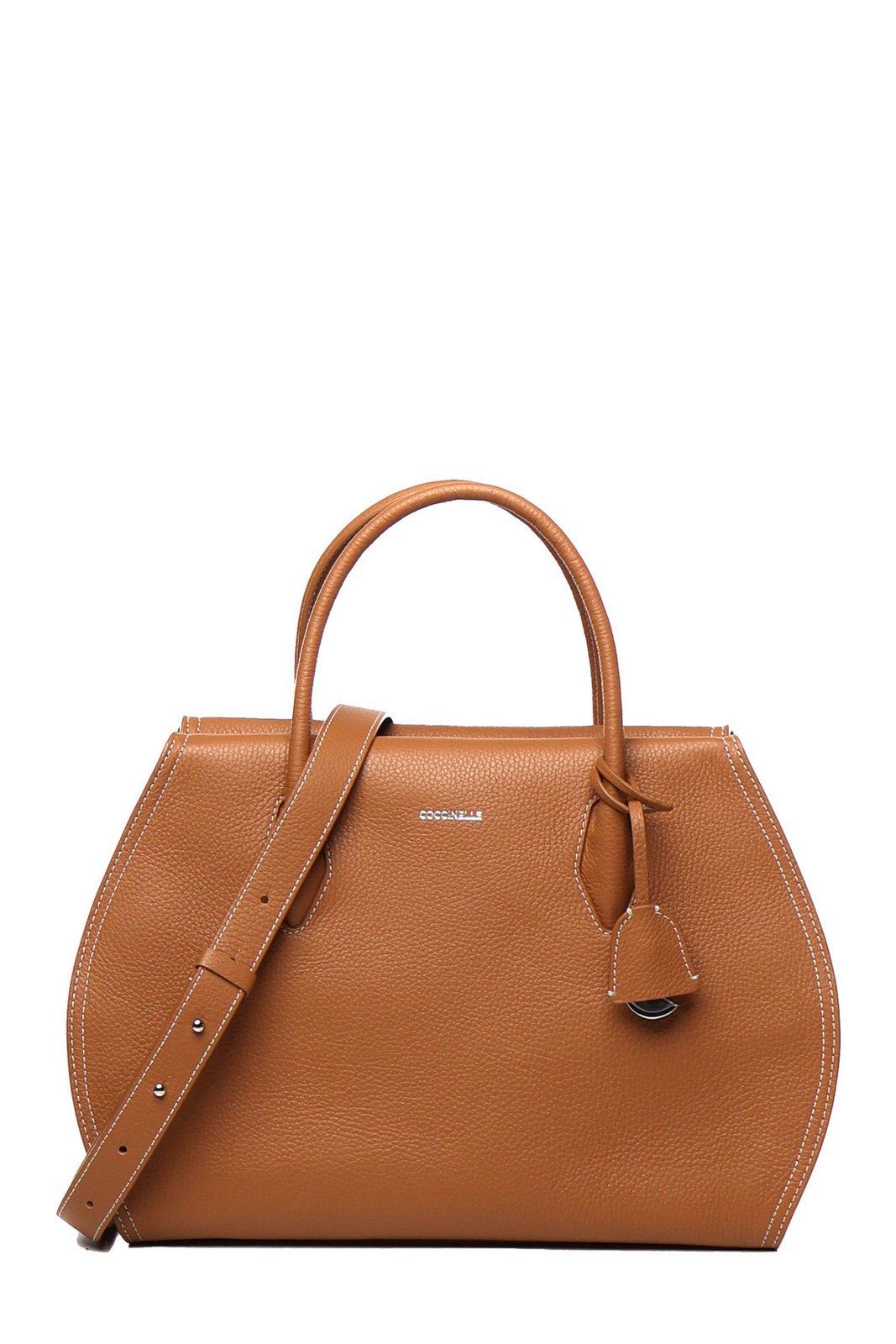 Coccinelle Lord Logo Printed Large Tote Bag