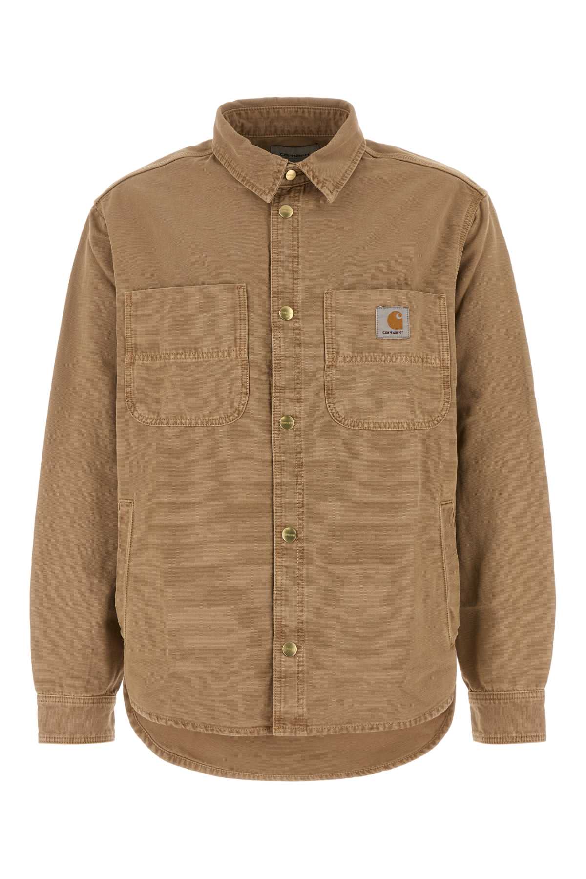 Carhartt Camel Denim Conro Shirt Jac