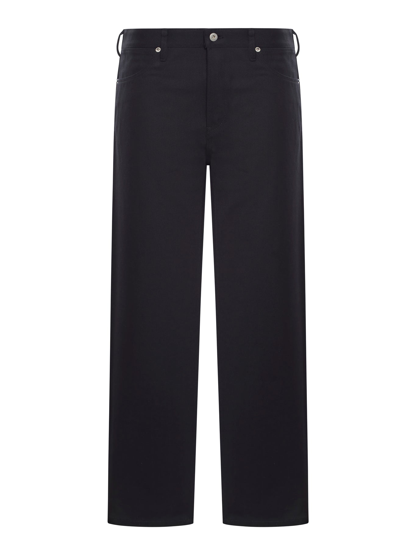 STRAIGHT LEG JEANS IN STRUCTURED COTTON - Jil Sander - Man