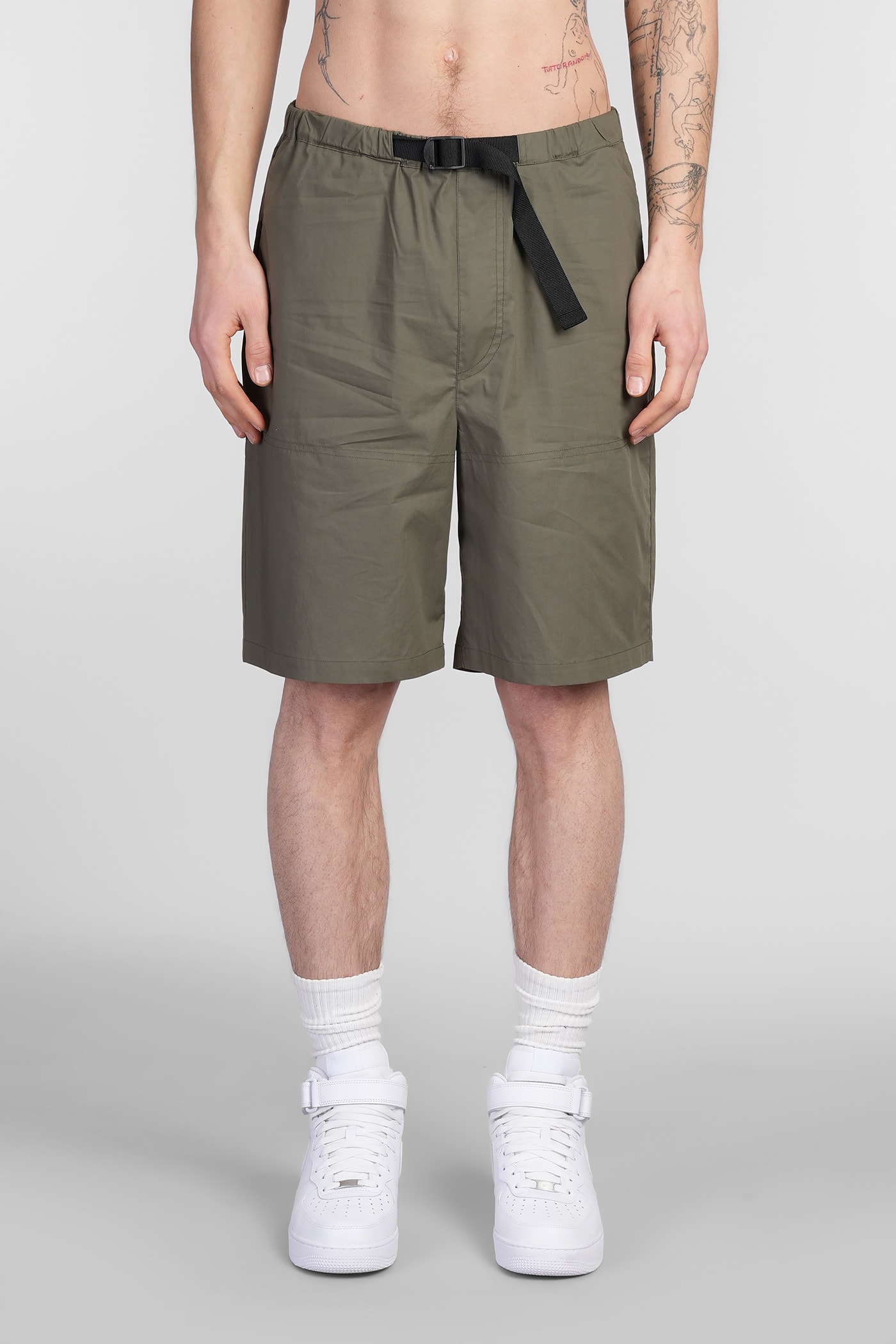 Roberto Collina Shorts In Green Cotton
