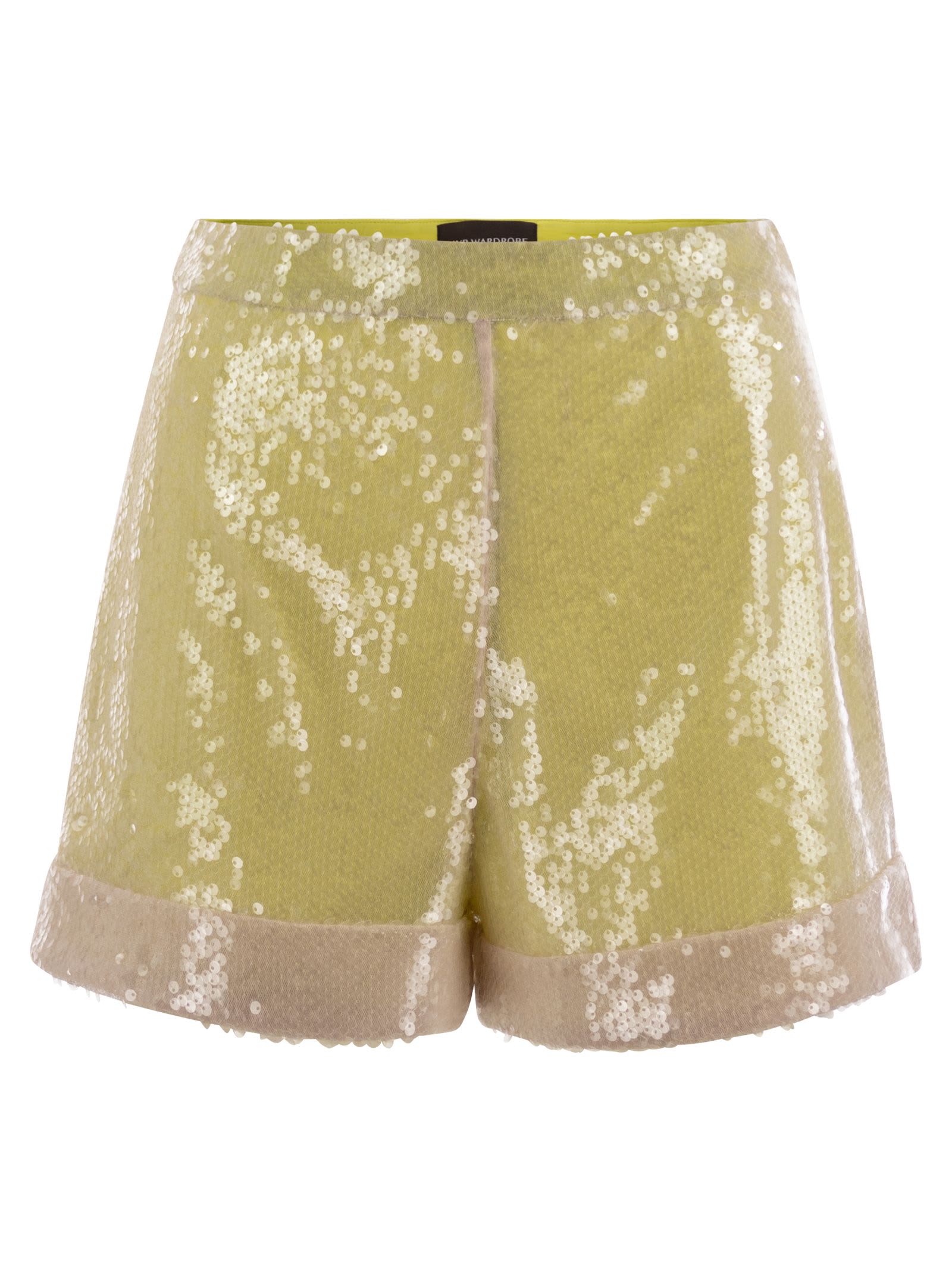 MVP Wardrobe Shorts With Sequins All Over