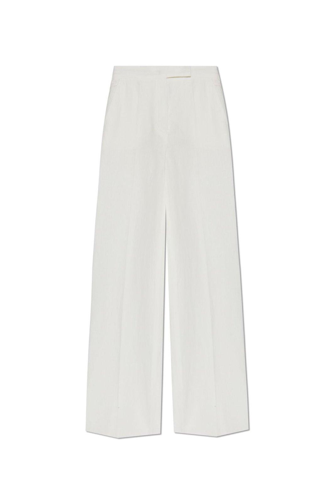 Max Mara Pleat Detailed Wide Leg Trousers