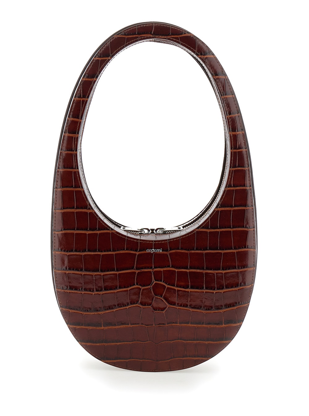 Coperni Crocoswipe Brown Handbag