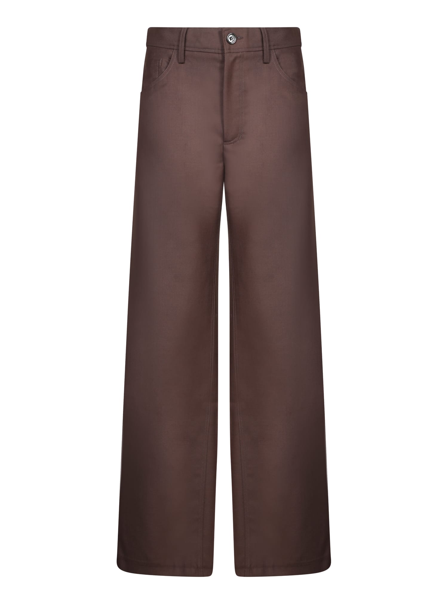 Séfr Wide Jiro Brown Pants