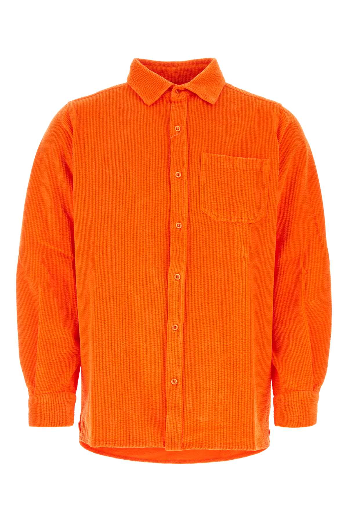 ERL Orange Corduroy Shirt