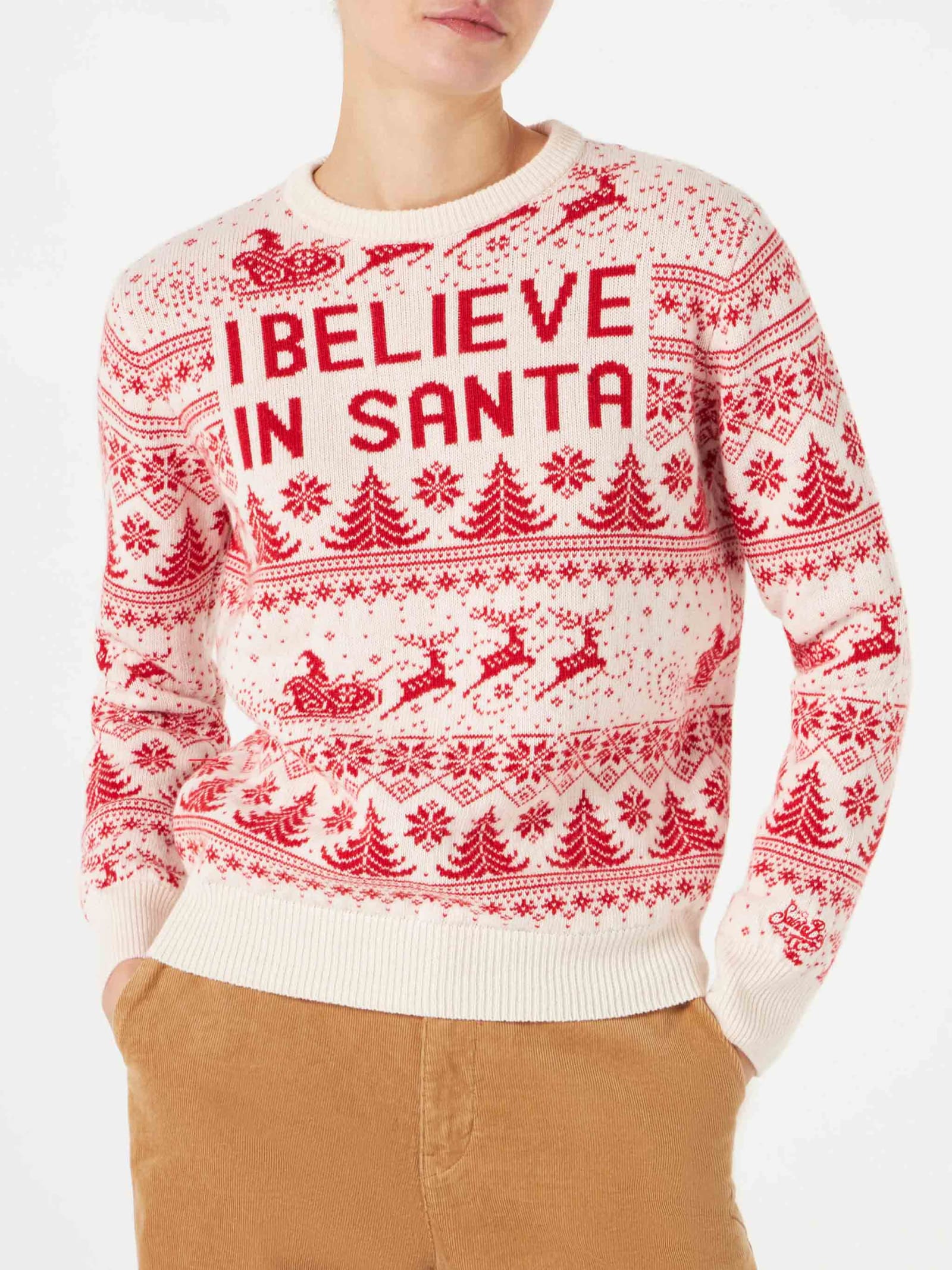 MC2 Saint Barth Woman Sweater With Christmas Print