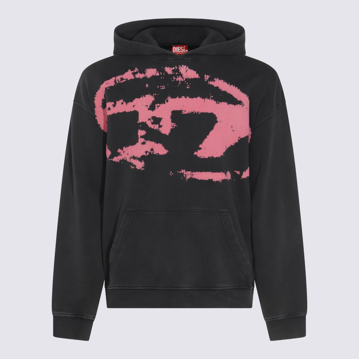 Diesel Black Cotton Sweatshirt