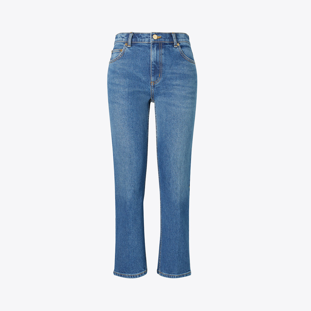Tory Burch Cropped Flared Jeans