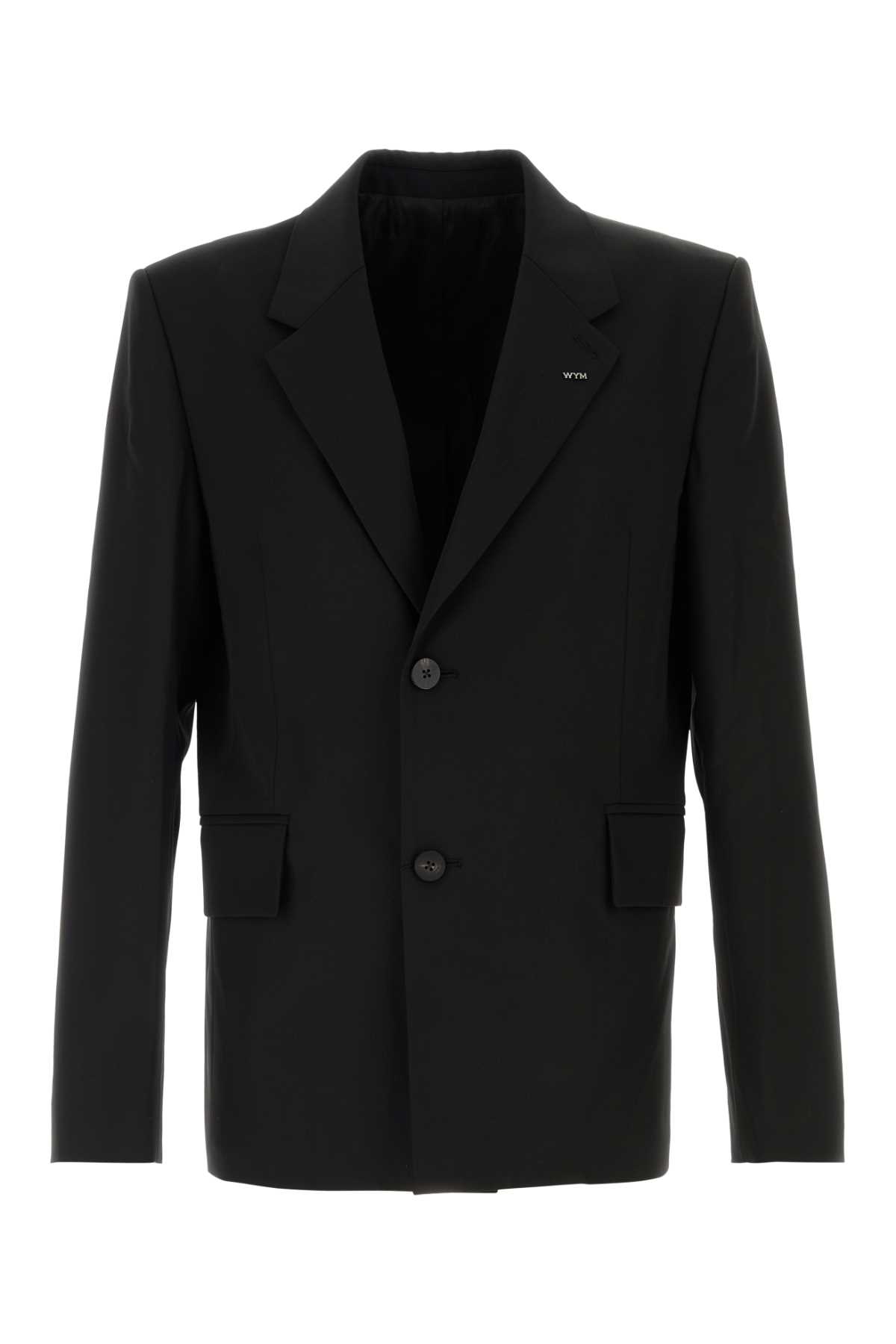 WOOYOUNGMI Black Wool Blazer