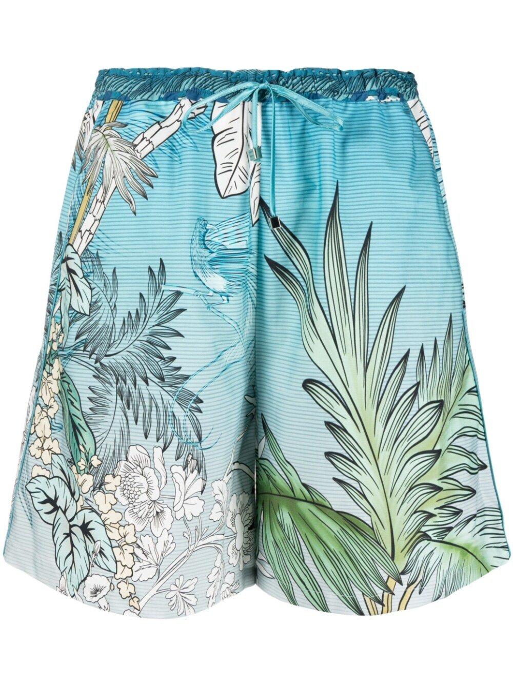 For Restless Sleepers Graphic Print Shorts