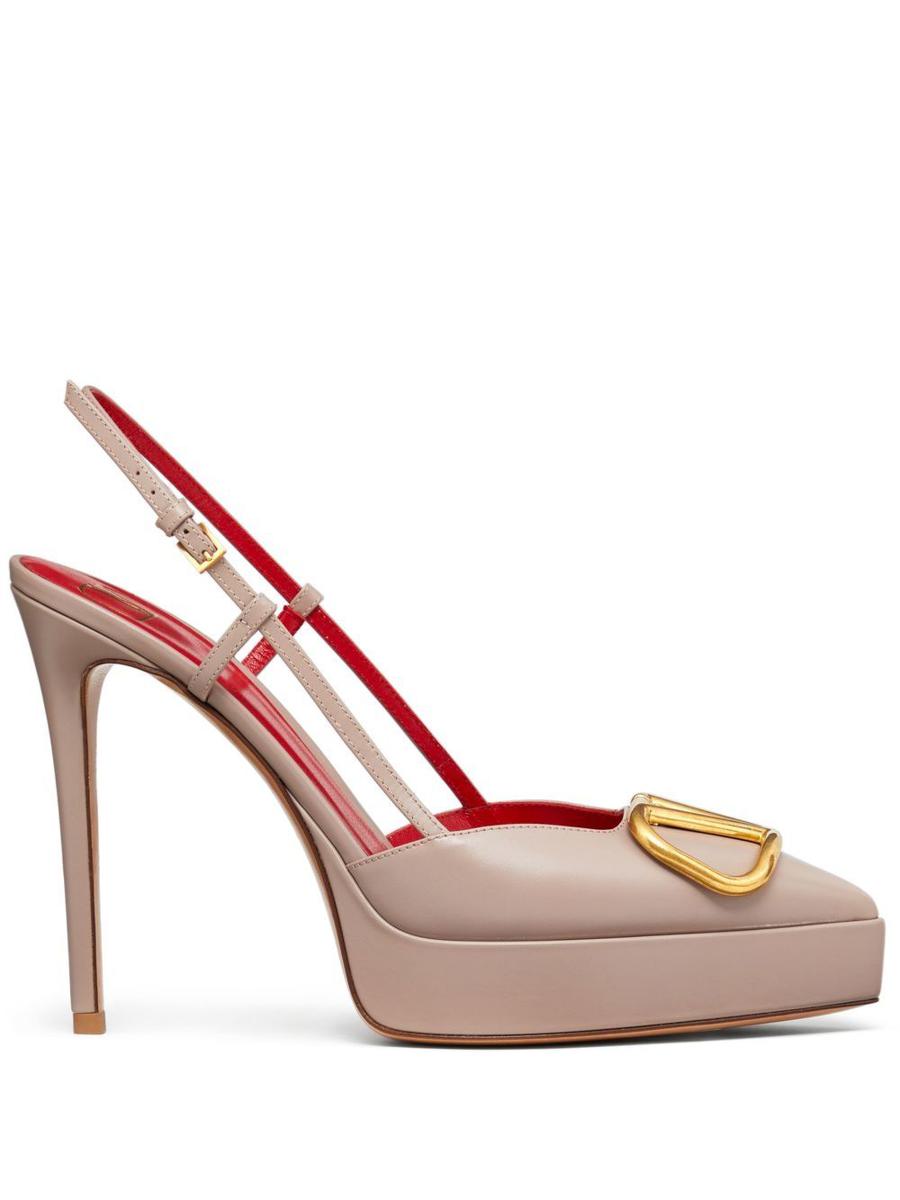 Valentino Garavani Vlogo Signature Leather Pumps