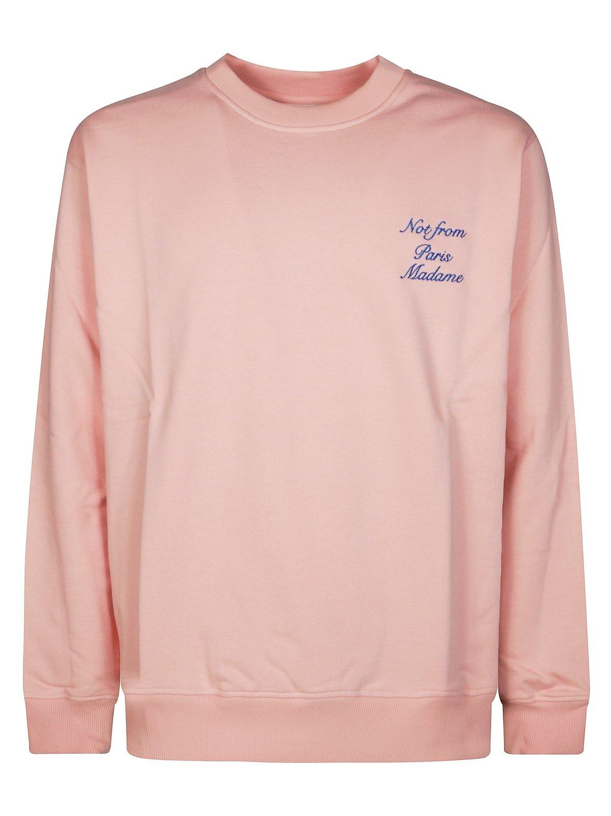Drôle de Monsieur Le Sweatshirt Slogan Cursive Sweatshirt