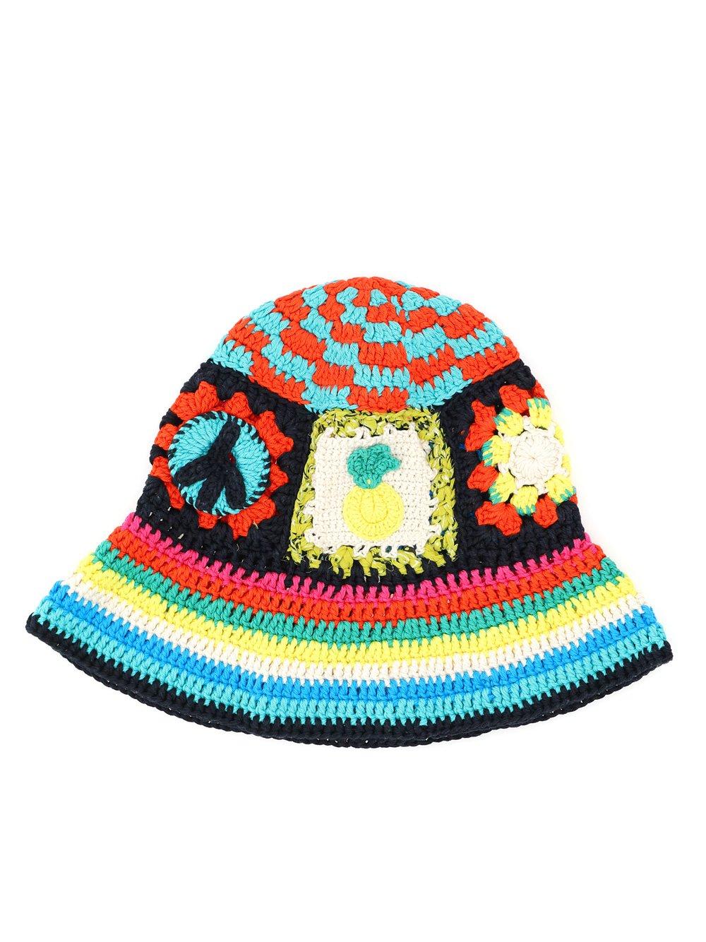 Alanui Positive Curved Narrow Brim Bucket Hat