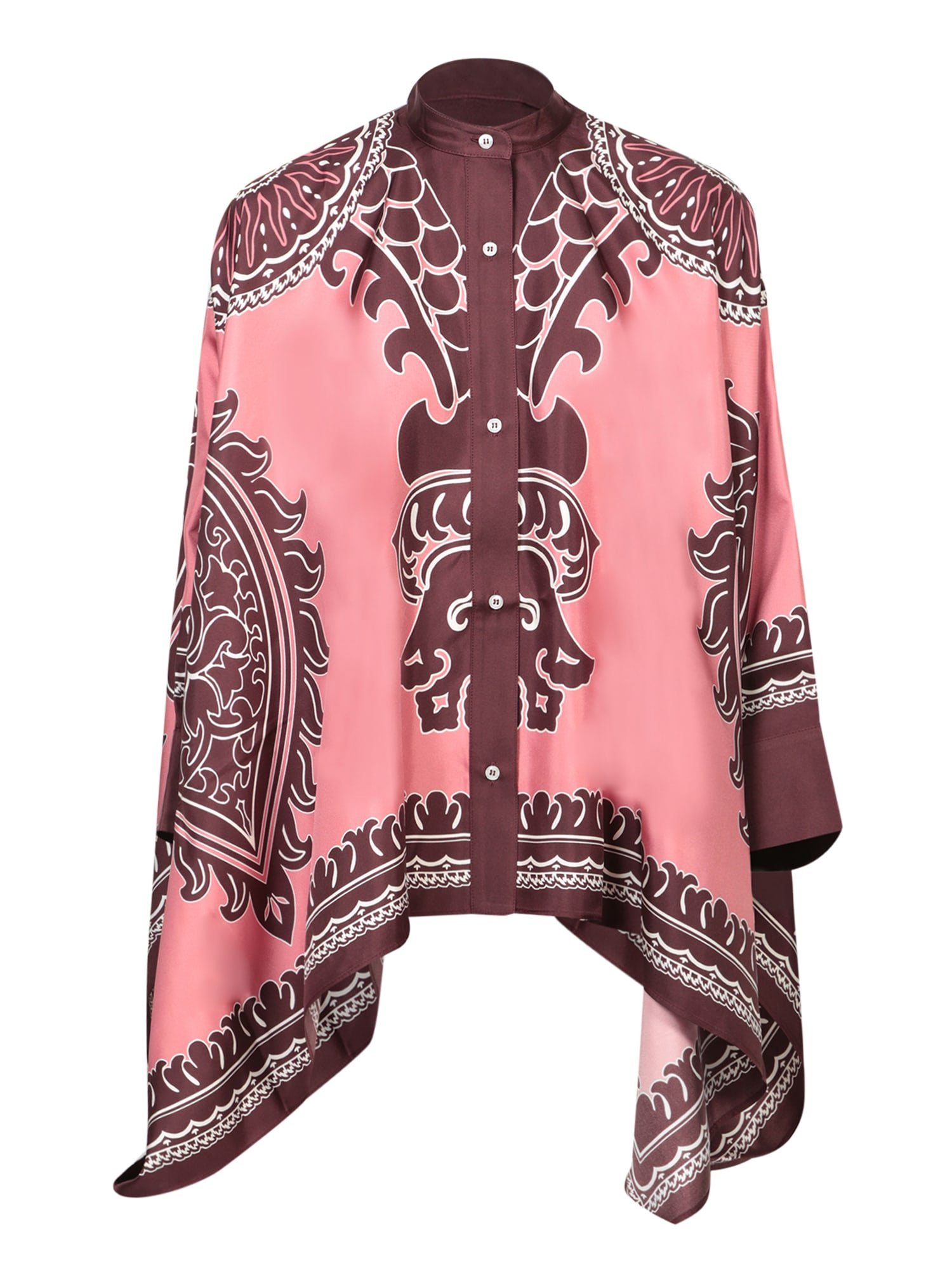La DoubleJ Oltrarno Pink Scarf Shirt