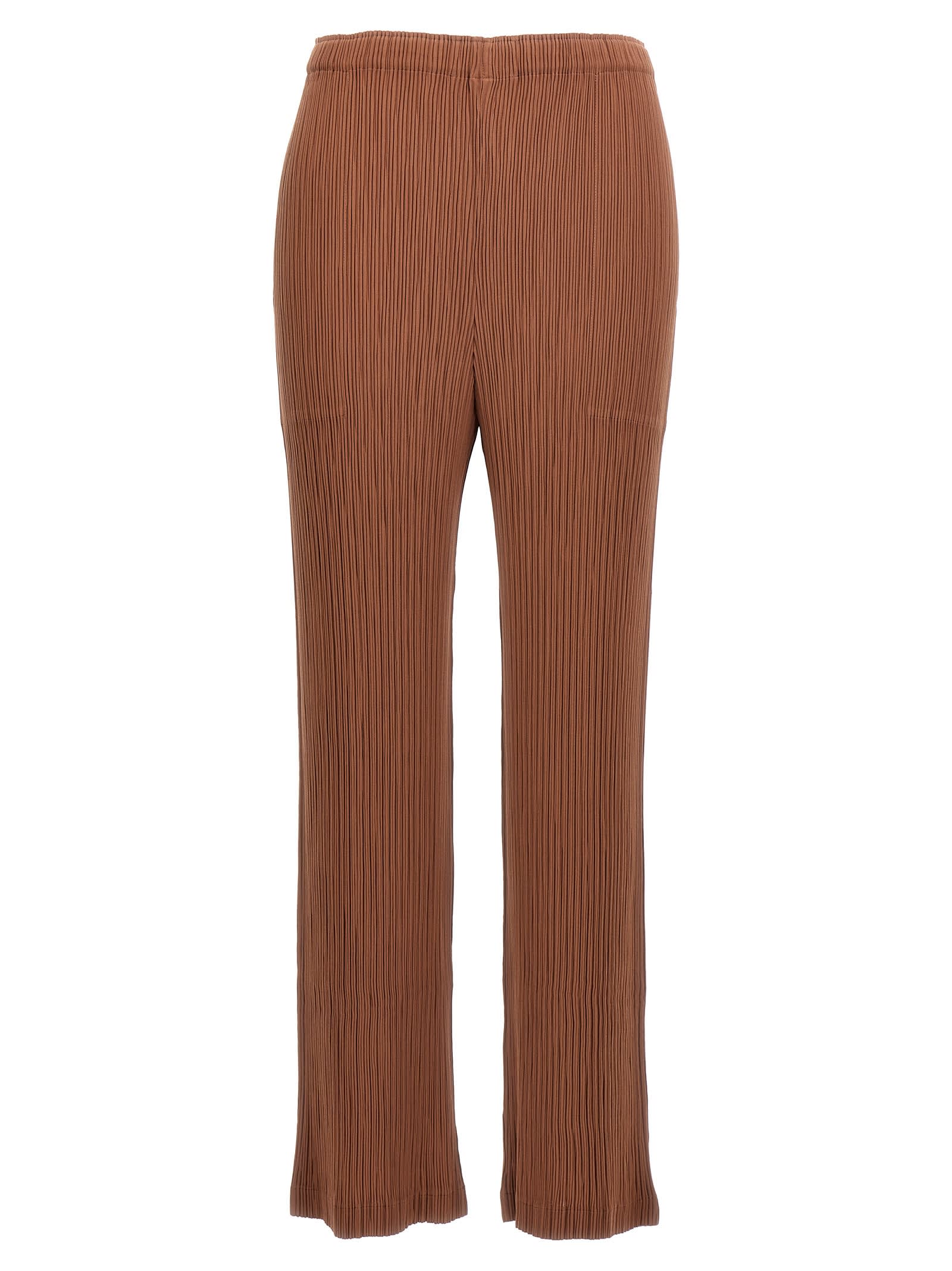 Issey Miyake hatching Pleats Pants