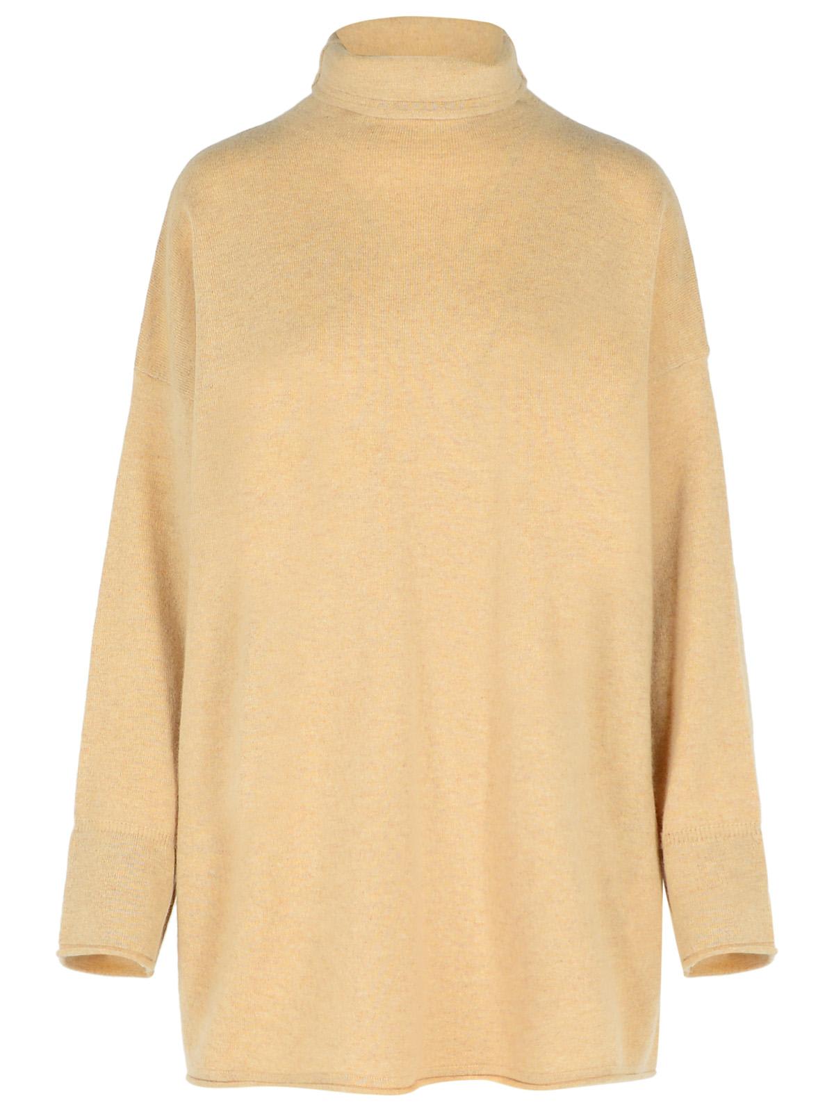 Max Mara 米色羊绒高领毛衣