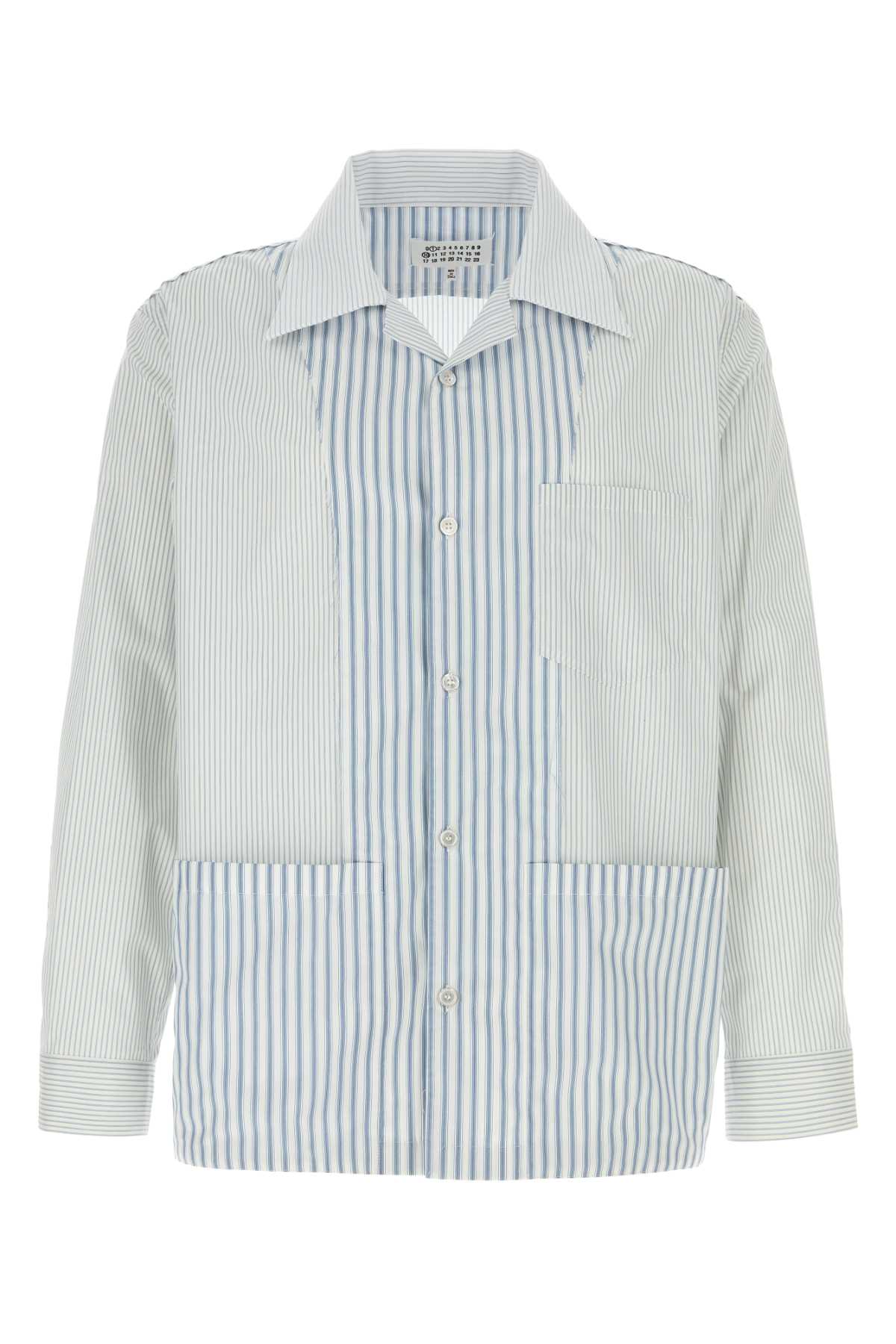 Maison Margiela Embroidered Poplin Shirt